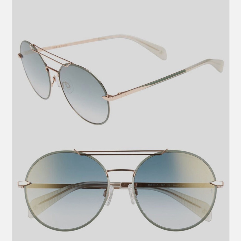 Rag & Bone Aviator Sunglasses